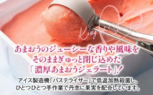 濃厚あまおうジェラート1000ml　CO031