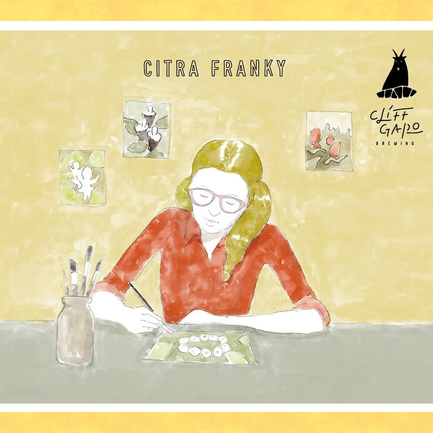 【CLIFF BEER】CITRA FRANKY  (ペールエール) 6本入り ビール クラフトビール 350ml 飲み比べ ギフト 沖縄市 / 株式会社クリフクラフト[BCDS002]