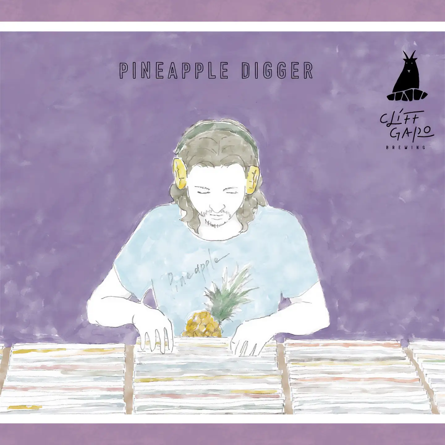 【全3回定期便】-CLIFF BEER- PINEAPPLE DIGGER  (セッションIPA) 6本入り ビール クラフトビール 350ml 飲み比べ ギフト 沖縄市 / 株式会社クリフクラフト[BCDS018]