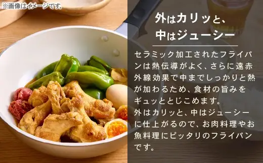 【京セラ】 フッ素不使用 セラブリッド フライパン 玉子焼用 ベージュ （IH／ガス火対応） 玉子焼き機 卵焼きフライパン 玉子焼き器 KYOCERA AS-5117
