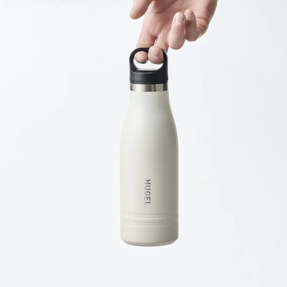 ＨＵＧＥＬ 真空断熱マグボトル ５００ｍｌ HSB-500 アッシュホワイト