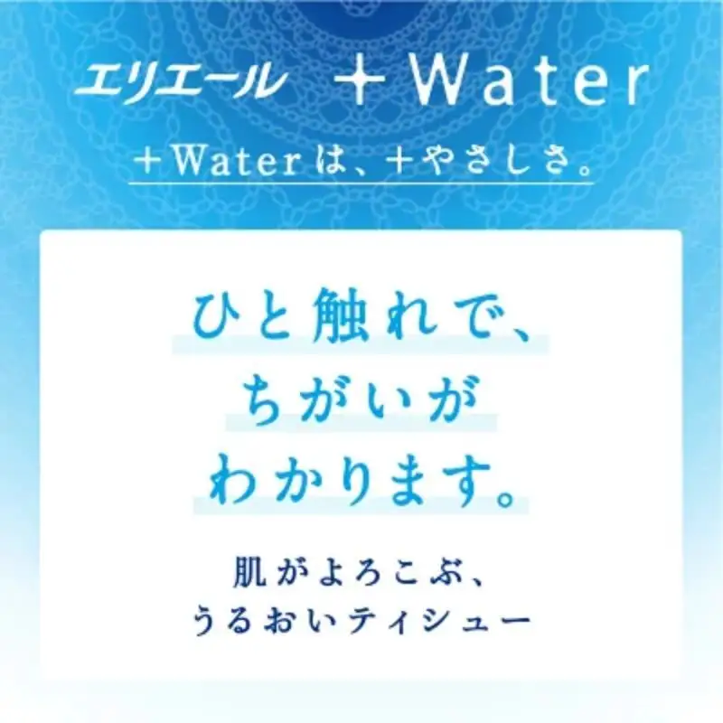 エリエール ＋Water ポケットティシュー 14P×1パック 最短 10日以内配送 最短配送 ティッシュ まとめ買い ペーパー 紙 防災 常備品 備蓄品 消耗品 備蓄 日用品 生活必需品 送料無料 北海道 赤平市