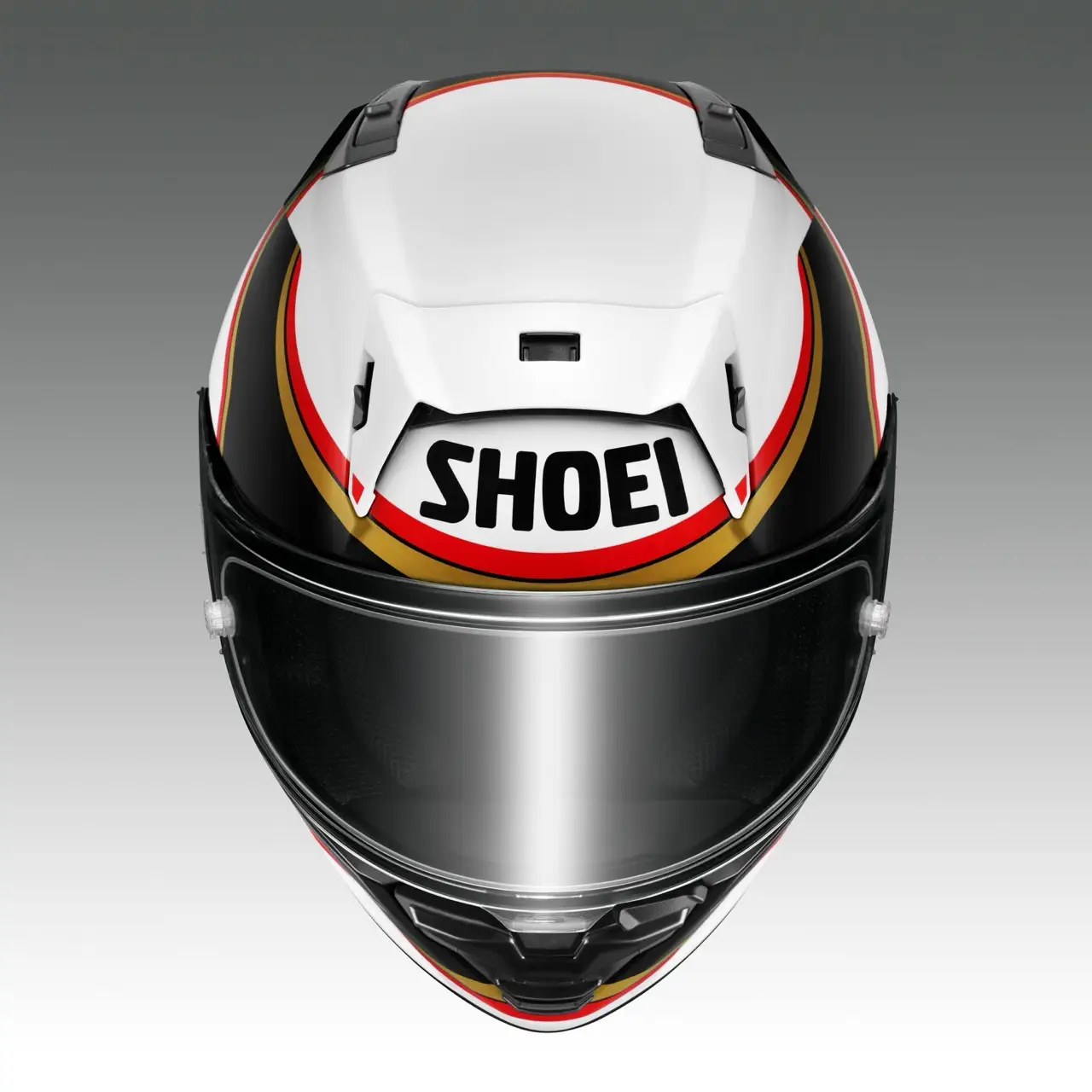 SHOEIヘルメット【X-Fifteen RAINEY (WHITE／BLACK)】XXL フィッティングチケット付き [2178]