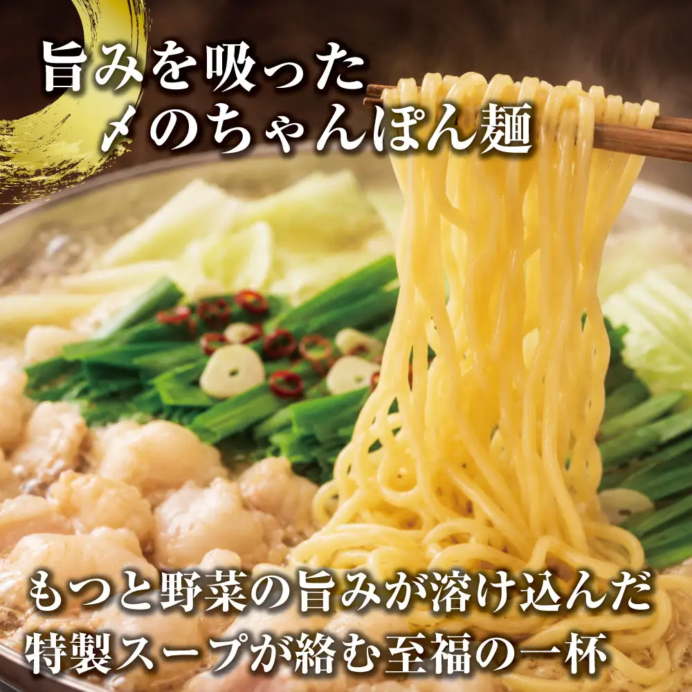 博多もつ鍋　小腸セットしょうゆ味（2～3人前）