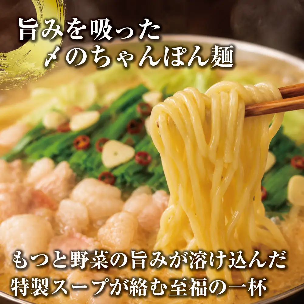 博多もつ鍋　小腸セット・みそ味（3~4人前）