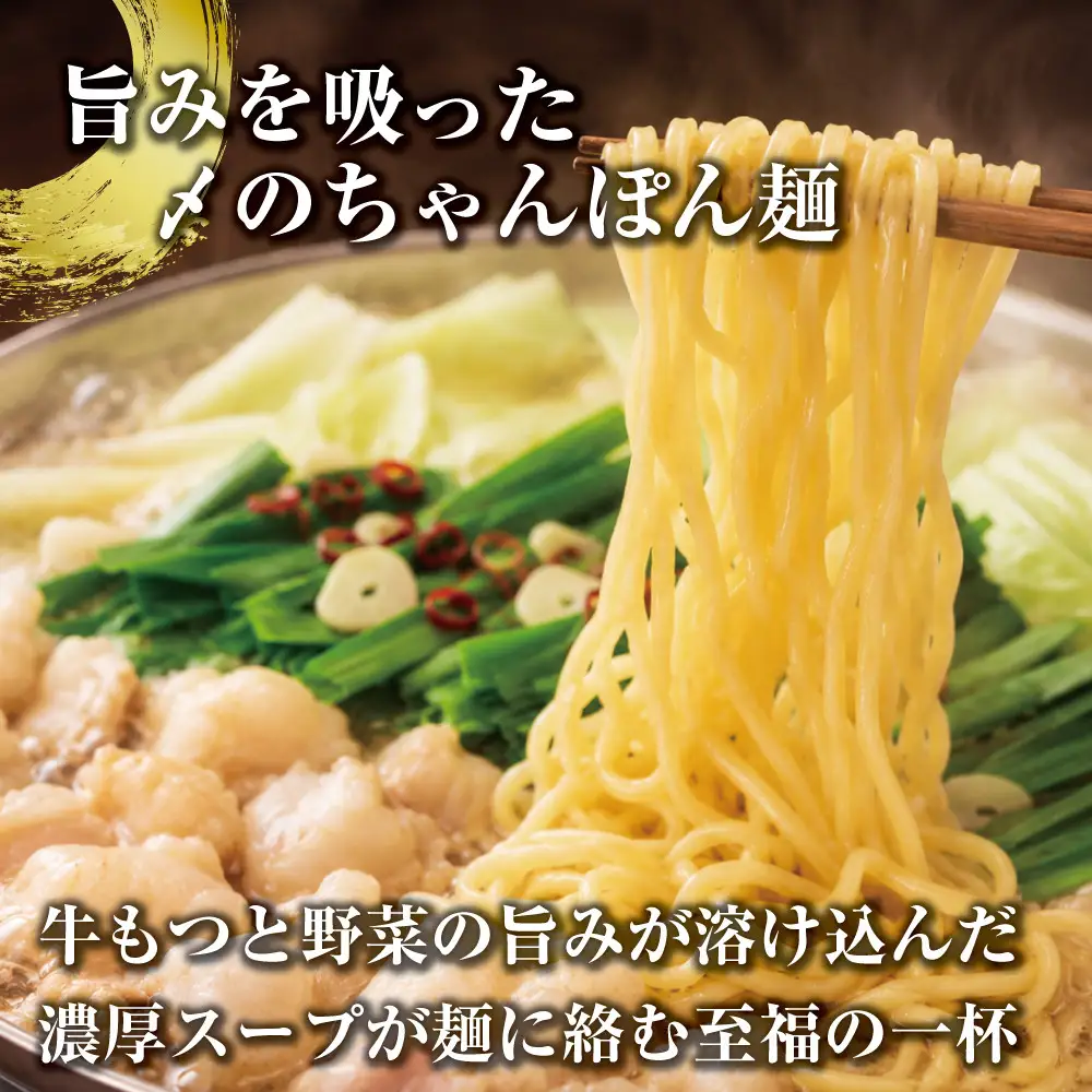 博多もつ鍋　小腸+丸腸セットしょうゆ味（4~5人前）
