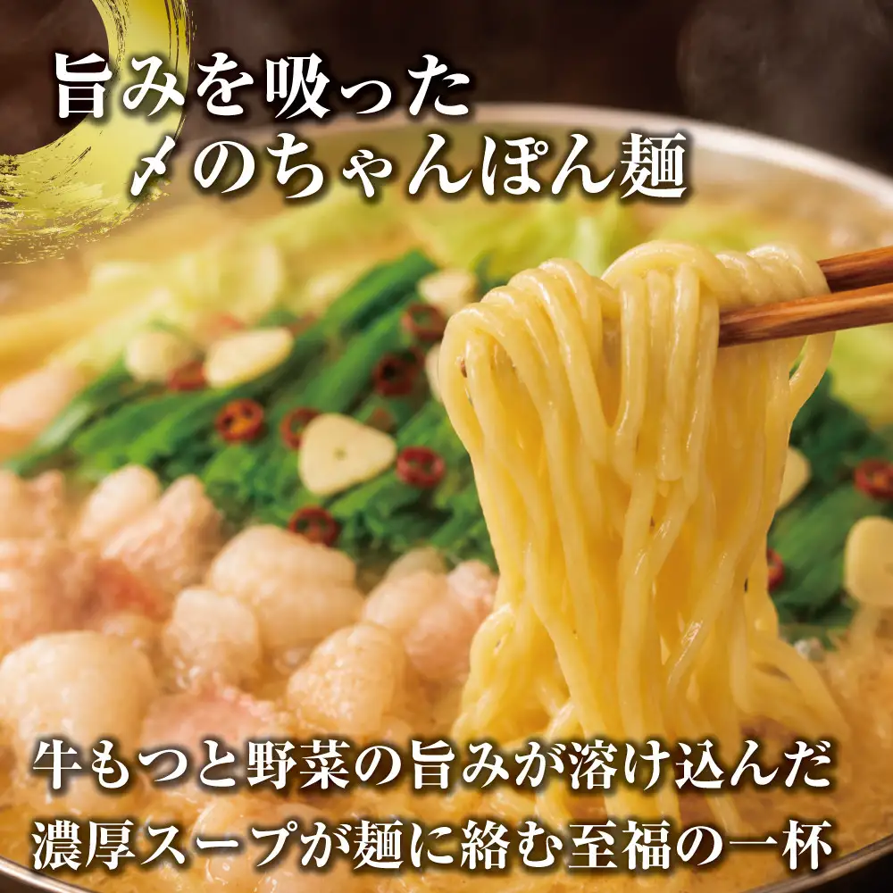 博多もつ鍋　小腸+丸腸セットみそ味（4~5人前）