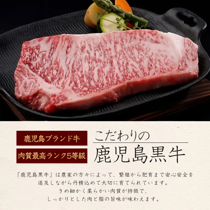 鹿児島黒牛サーロインステーキセット 400g 【JA鹿児島いずみ】ja-1631