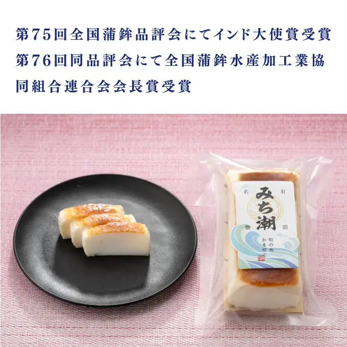 【天乙商店】おつまみ天ミックス180g×２袋・みち潮２本(B1146-1)