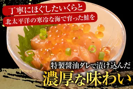 ＜鮭匠ふじい＞いくら・サーモン親子丼の具 A-42019