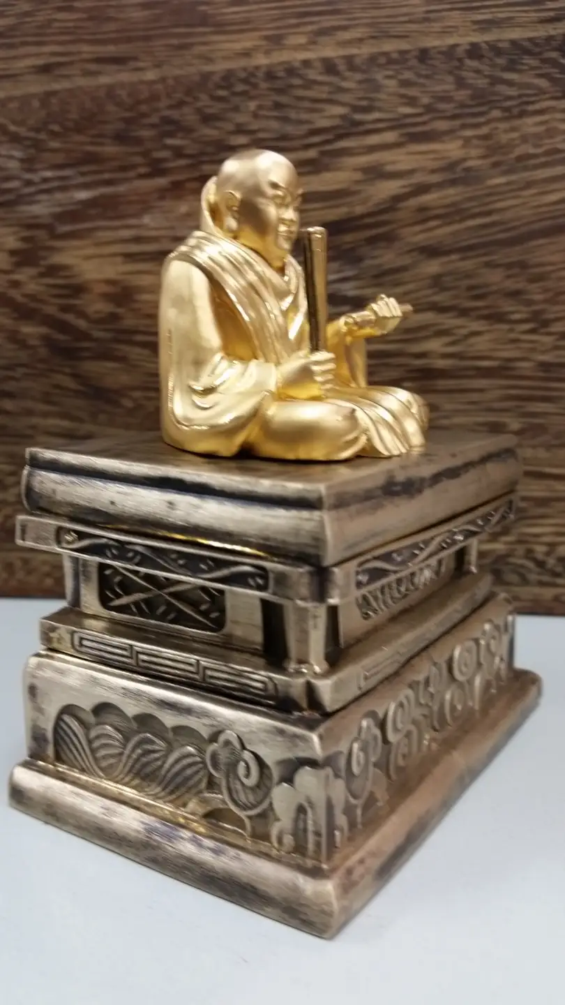 【造幣局ホールマーク入り】【純金】日蓮聖人（坐像）　252-017