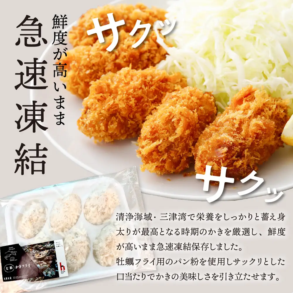 広島冷凍大粒かきフライ　12粒（6粒×2袋）　矢野水産