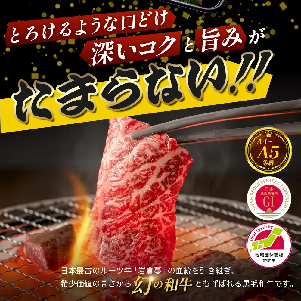 【比婆牛】A5～A4ランク 焼肉用 モモ 600g | 牛肉 黒毛和牛 焼肉セット 焼き肉