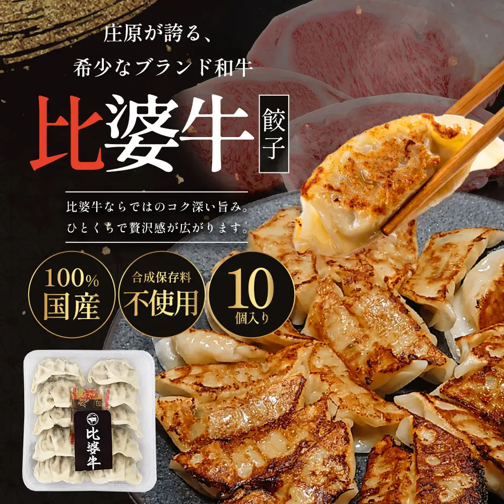 比婆牛餃子 広島菜餃子 合計2パック