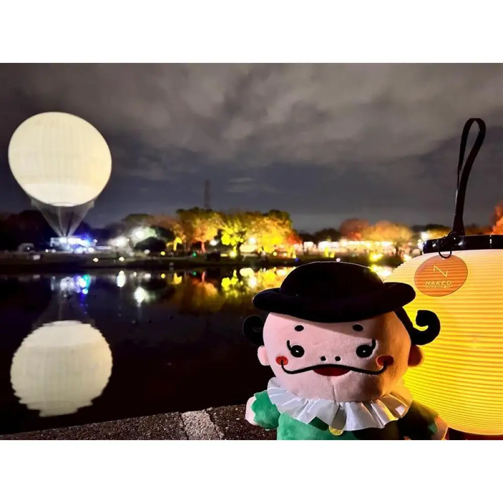 おおさか堺バルーン搭乗チケット＆堺区公式マスコットキャラクター「サカエル」パペット（ぬいぐるみ）