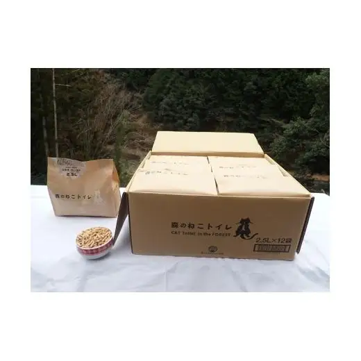 N393　森のねこトイレ　２．５Ｌ×１２袋