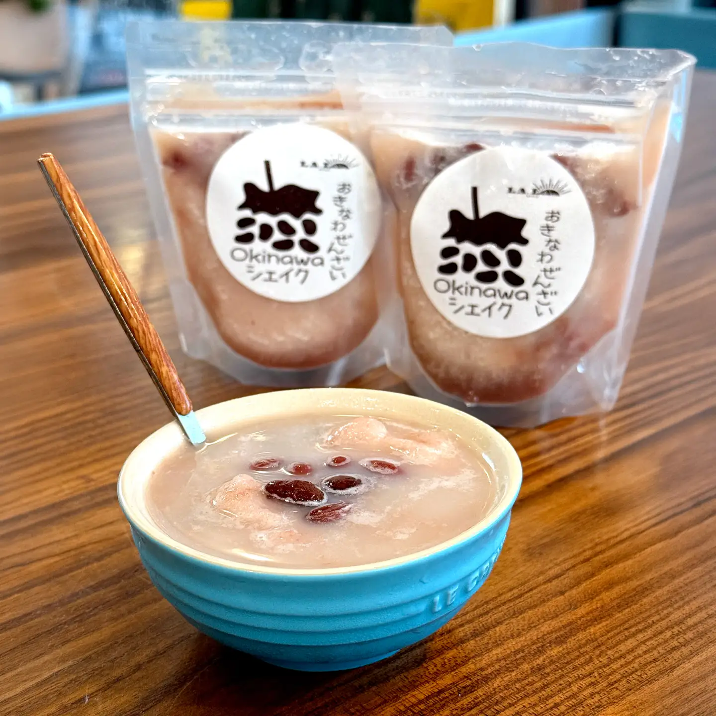 沖縄ぜんざいシェイク (5個入り) スイーツ デザート 冷凍 お取り寄せ ご当地 / LA.LA. STYLE Cafe[BCEV002]