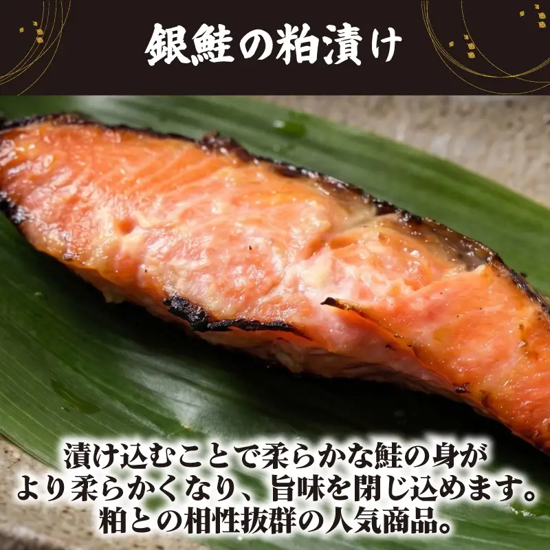 銀鮭の粕漬け 8枚入り さけ サケ 国産