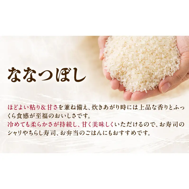 【6ヵ月連続定期便】北海道産 喜 ななつぼし 精米 6kg 米 特A 獲得 白米 ごはん 定期便 定期配送 6ヵ月 道産米 ブランド米 6キロ お米 ご飯 米 北海道米 JAふらの ホクレン ホクレン米 送料無料 北海道 上富良野町