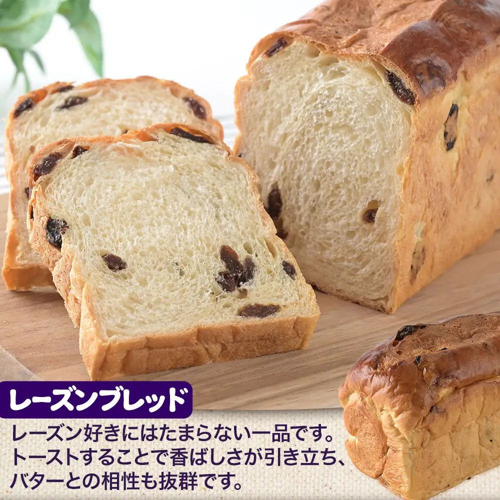 パン好きに贈るレーズンブレッド 1斤 《冷凍パン》