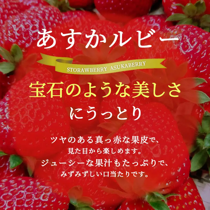 先行予約 いちご 完熟 あすかルビー 約250g(250g×1パック ) 佃農園のこだわり フルーツ 果物 旬 産地直送 旬のフルーツ 旬の果物 お取り寄せ デザート イチゴ 苺 冷蔵 奈良 奈良県 大和郡山市 BN001