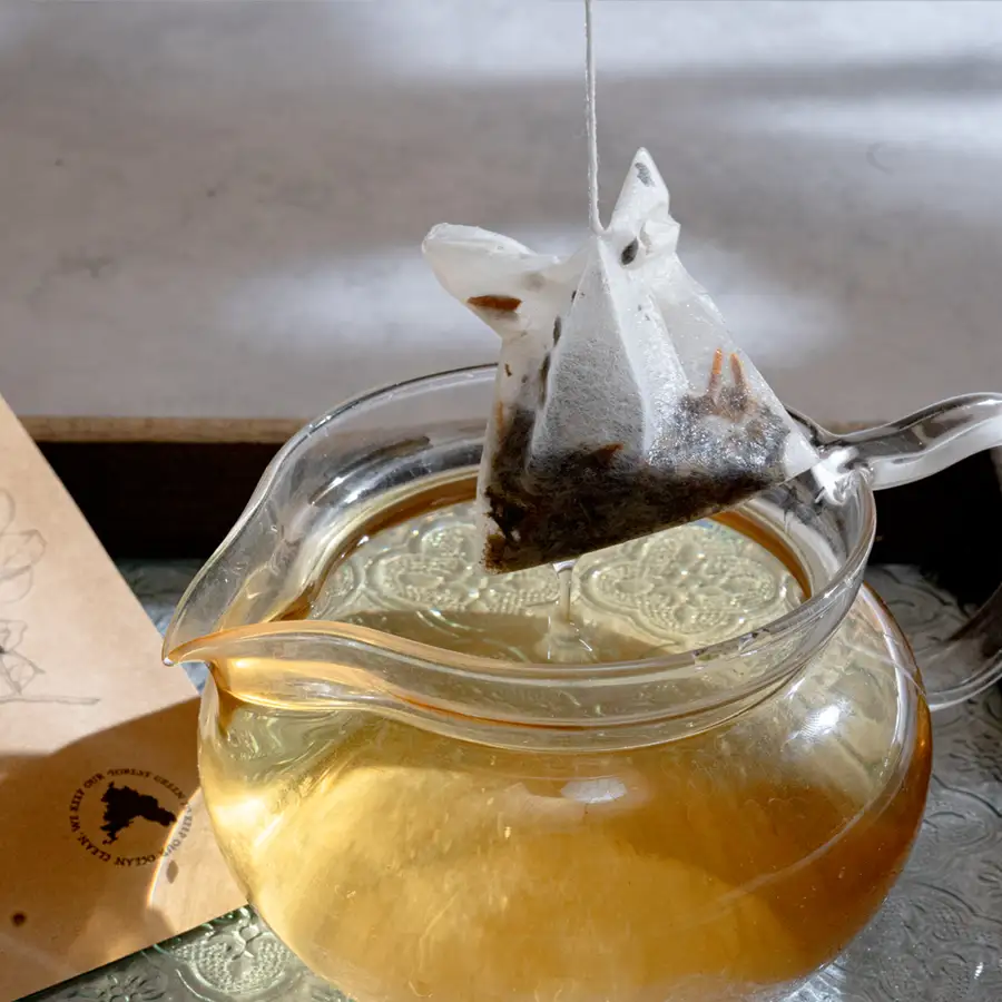 広葉樹のお茶 里海茶 ブレンド 5袋 35パック入り カフェインフリー 野草茶 高知県 大月町