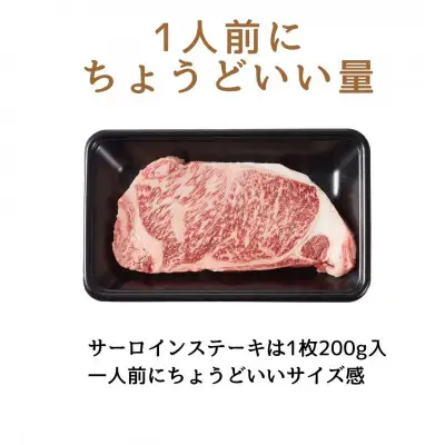 【A4〜A5】博多和牛サーロインステーキ 400g(200g×2枚)【サーロイン 希少部位 和牛 お肉 牛肉 ステーキ 国産牛 福岡県 筑前町 CE079】
