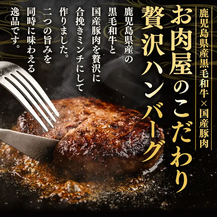 黒毛和牛入り ハンバーグ(140g×20個・計2.8kg) 黒毛和牛 牛肉 ハンバーグ【ナンチク】A1149
