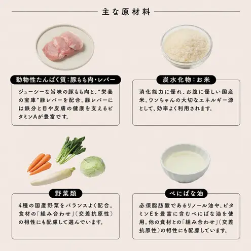 【福岡市】成犬用総合栄養食 食物アレルギーに配慮した 手づくりごはん UFUFU FOOD  レトルト 豚もも肉とお米4パック 犬用 いぬ