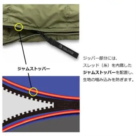 イスカ《シュラフ寝袋》エントリー バッグ モス 登山やアウトドア・キャンプ用です。【ISKOT】【1739525】