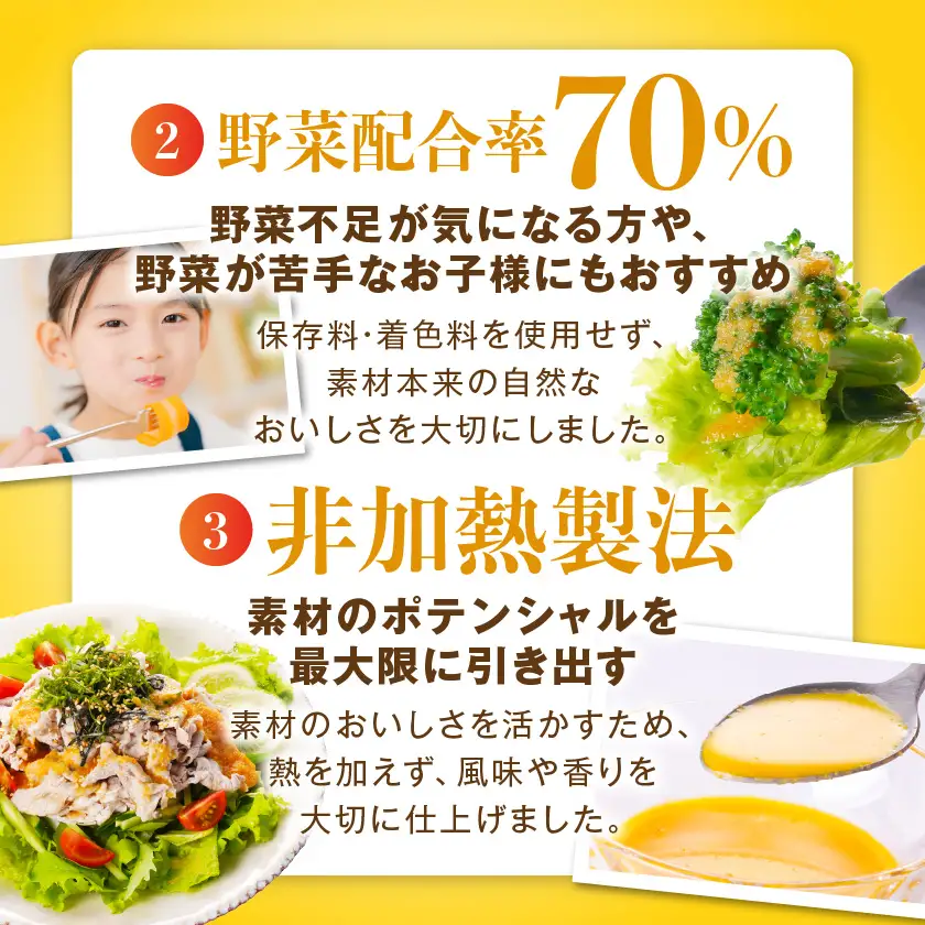肉や野菜に!生きる野菜ドレッシングソース 1000ml×1本≪みやこんじょ特急便≫〔18-E4-002-1-Q〕_(都城市) 