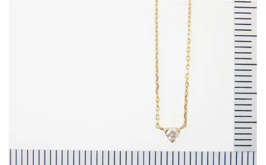 4月 誕生石 K18イエローゴールドダイヤモンドネックレス [工房グリーム 山梨県 中央市 21470830] アクセサリー ジュエリー プレゼント ギフト 贈りもの