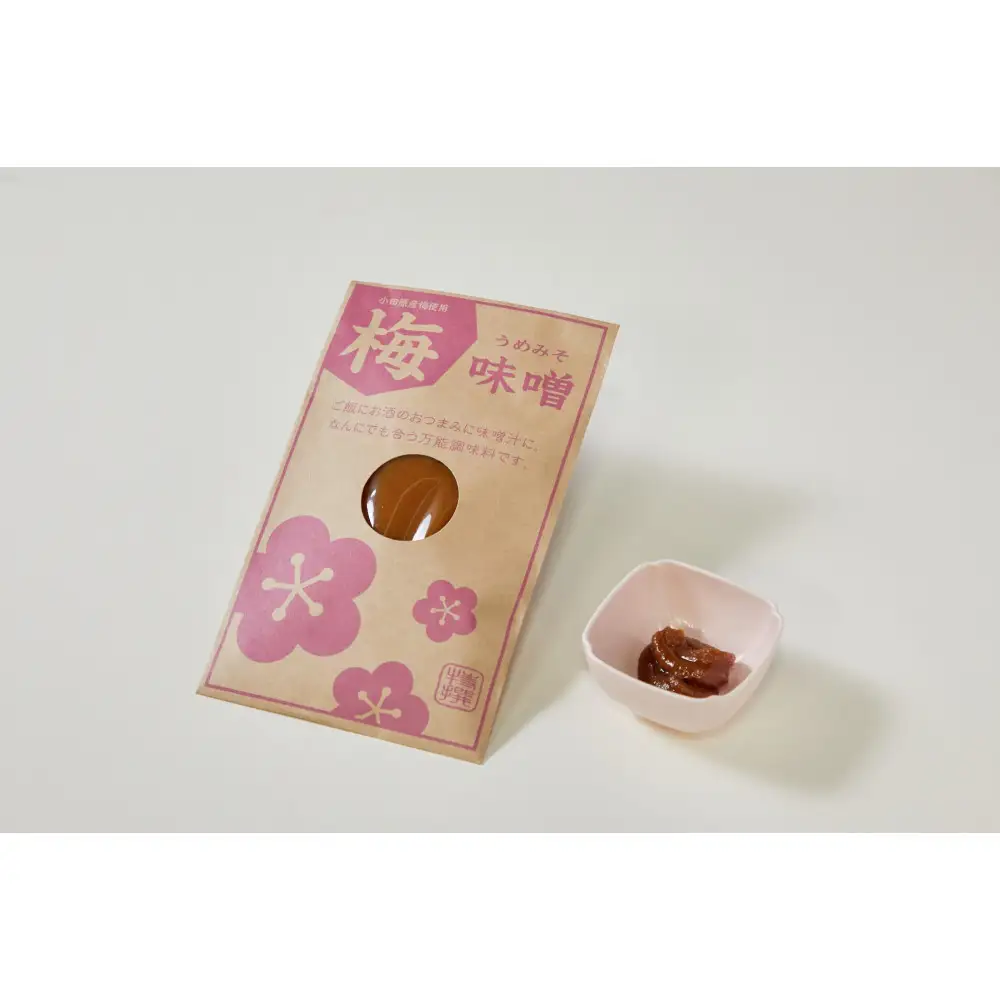 【小田原老舗田中屋本店が作る　梅味噌2個セット】小田原の梅がふわりと香る、やさしいコクの万能梅味噌