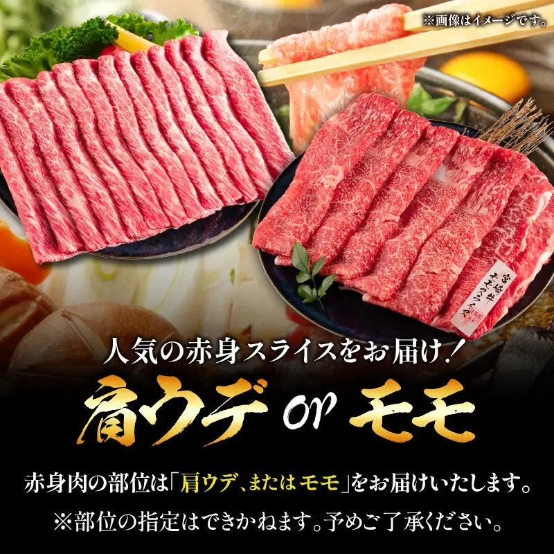 【スピード発送】【畜産農家応援】数量限定 厳選 宮崎牛 赤身 スライス 計800g FN-Limited-PR_BDV4-26-2W