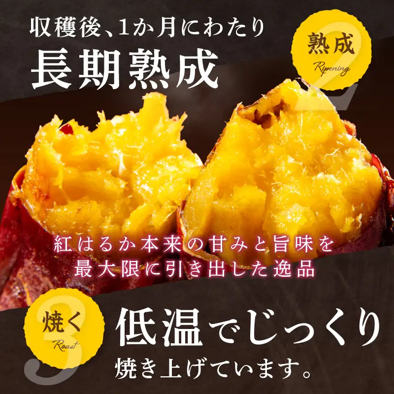 【先行予約】【定期便3回】【訳あり】京の味覚「京都産極上紅はるか」の冷凍焼き芋2kg ふるさと納税 焼き芋 さつまいも 薩摩芋 焼き芋 国産 完熟 高糖度 個包装 蜜入り  訳あり 産地直送
