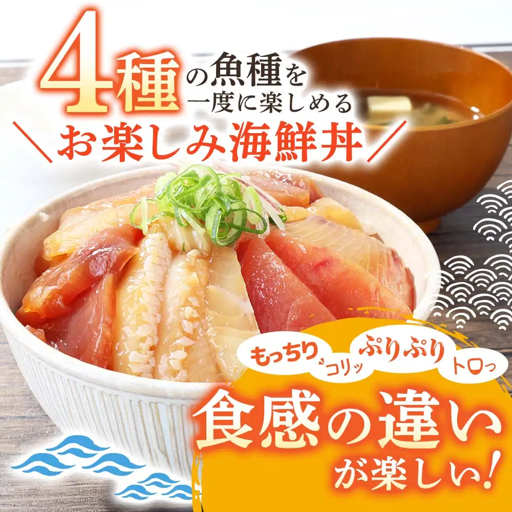 これが魚屋の漬け丼だ！海鮮ミックス80g×15パック 海鮮丼 マグロ 鮪 まぐろ ブリ 鰤 カンパチ タイ 鯛 ハマチ イカ サーモン どんぶり おかず 惣菜 海鮮 魚介類 新鮮 個包装 小分け