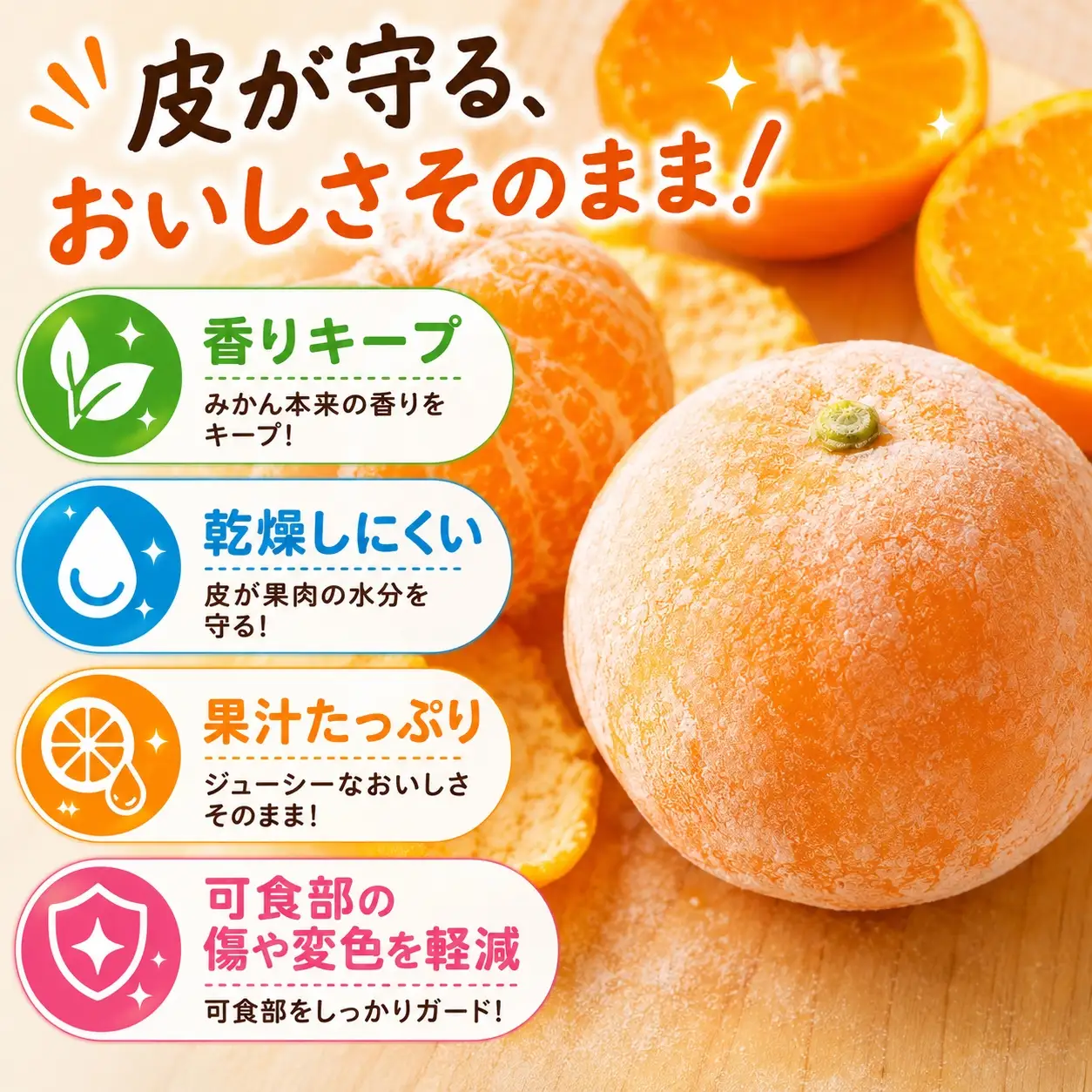甘くて！おいしい！天然のスイーツ「小粒冷凍みかん」450g入り×5袋【C39-86】YWTF061