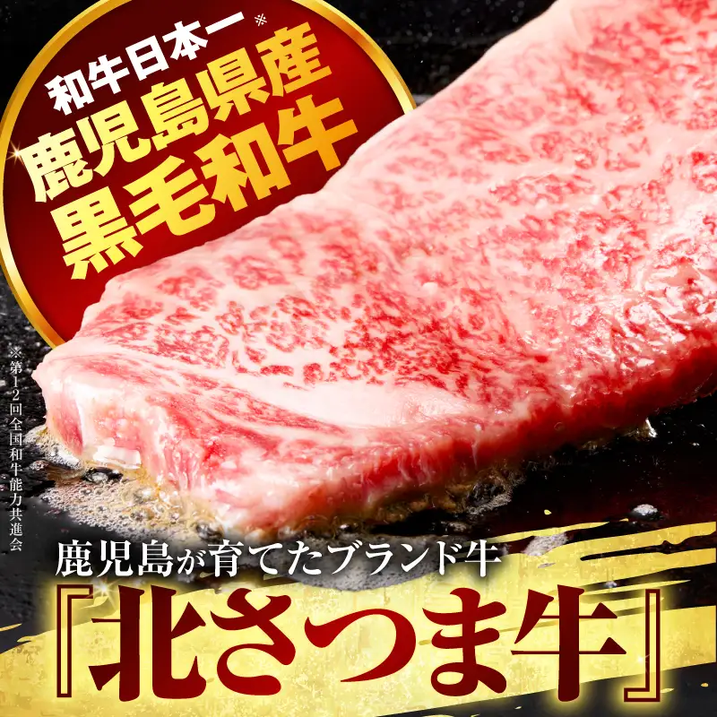 北さつま牛 サーロインステーキ K137-004 サーロイン ステーキ 牛肉 黒毛和牛