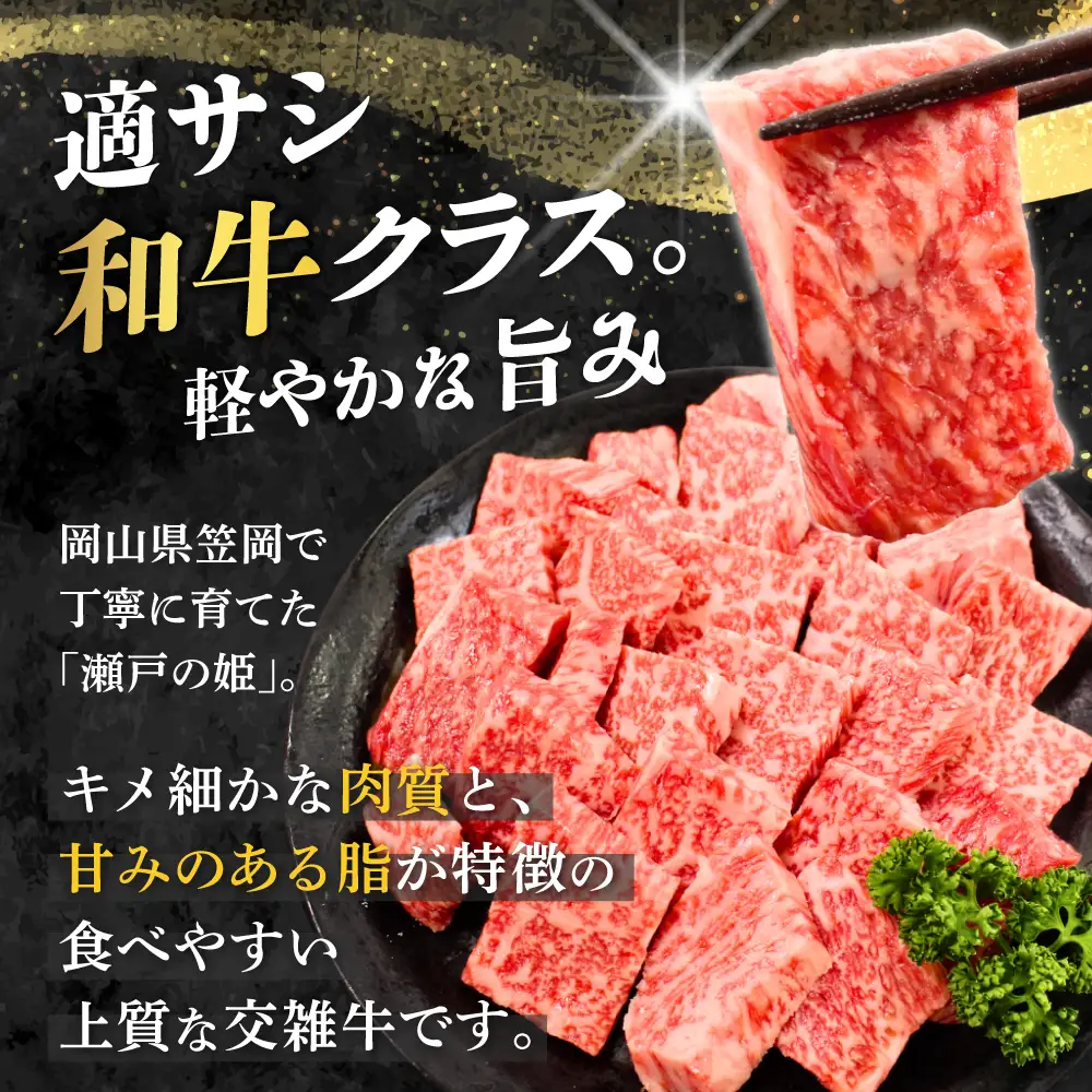 瀬戸の姫（スライス） 牛肉 すき焼き しゃぶしゃぶ 430g　【tfam004-01】