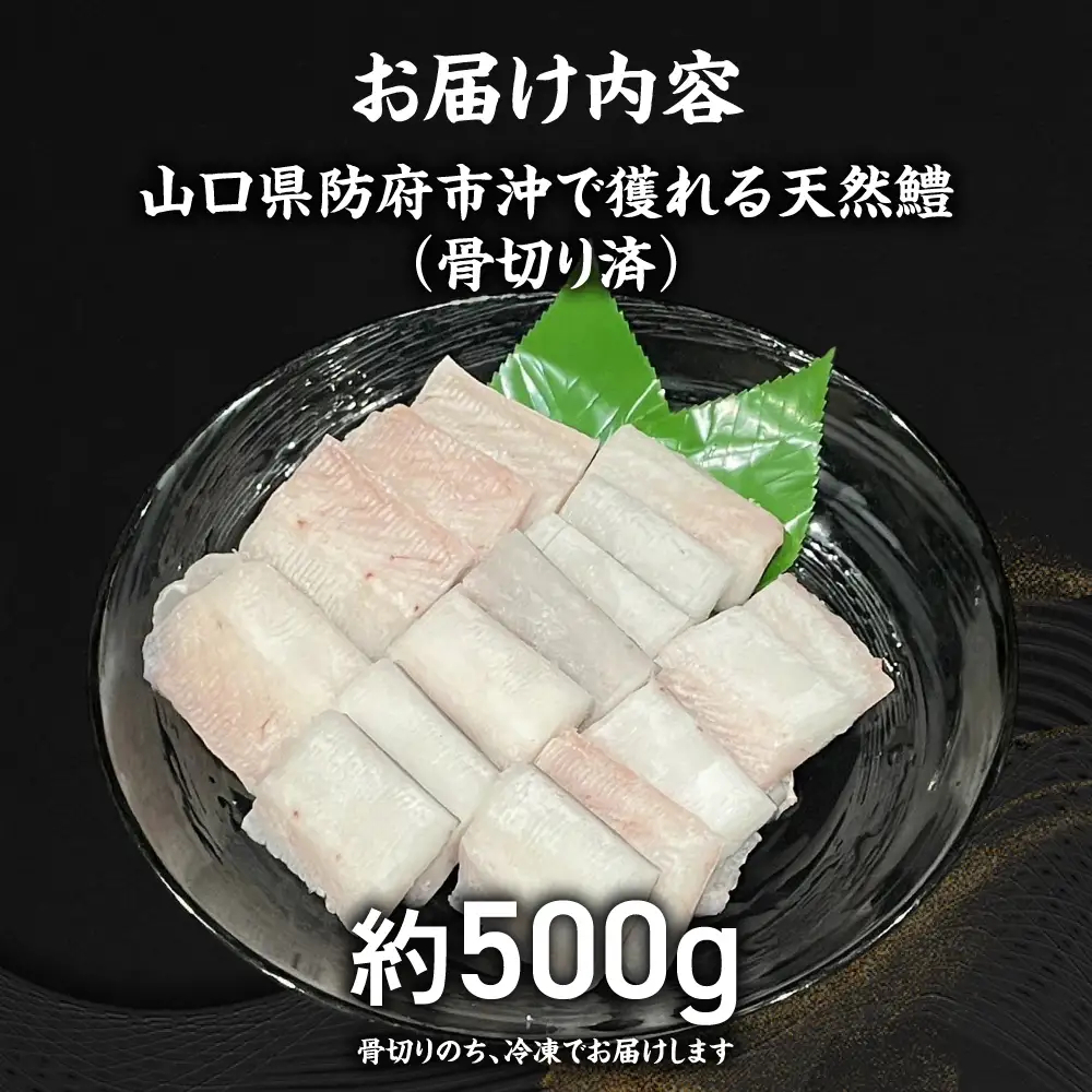 山口県防府市沖で獲れる天然鱧 (骨切り済) 約500g も蔵 山口県 防府市 A-B38 天然鱧 ハモ 骨切り済み 瀬戸内海 魚介類 瞬間冷凍 湯引き 天ぷら はも鍋 産地直送