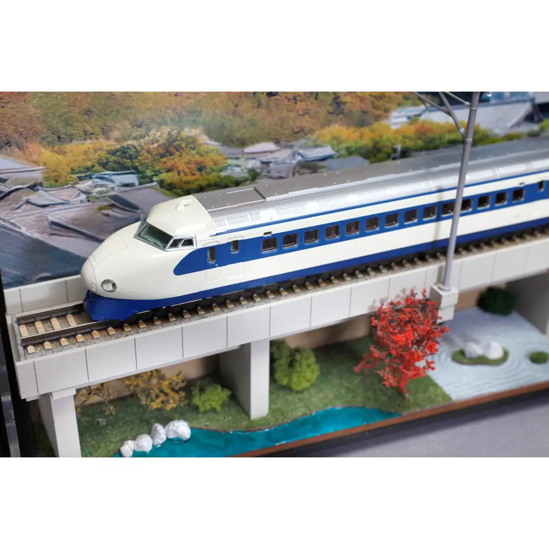 鉄道模型 走る情景(ジオラマ)シリーズ《0系新幹線》 0055-013-S07