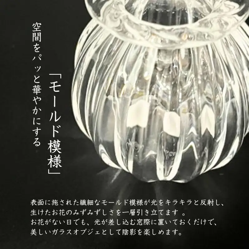 ガラスの一輪挿し Footbath ～足湯 Lサイズ Lyhica