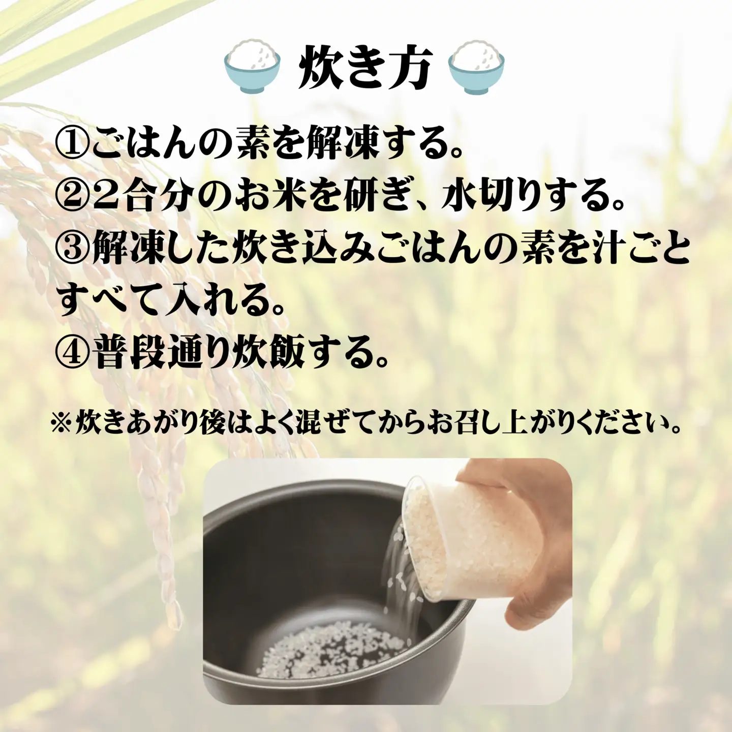 冷凍炊き込みごはんの素 5個セット(2合分5種x1) ごはんの素