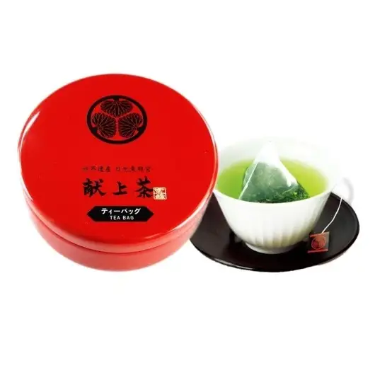 日光東照宮献上茶 4個セット （茶葉・ティーバッグ 各2個）