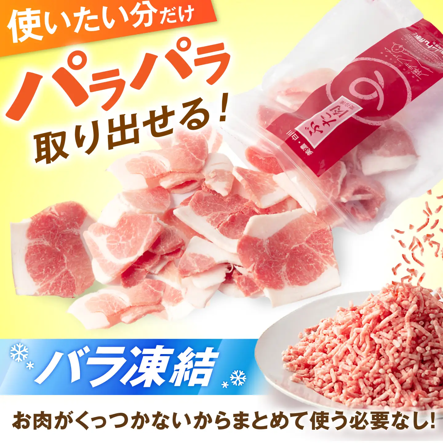 《バラ凍結》豚肉 バラエティセット 3種 計940g 藤井ファーム[AWAF108]豚肉セット