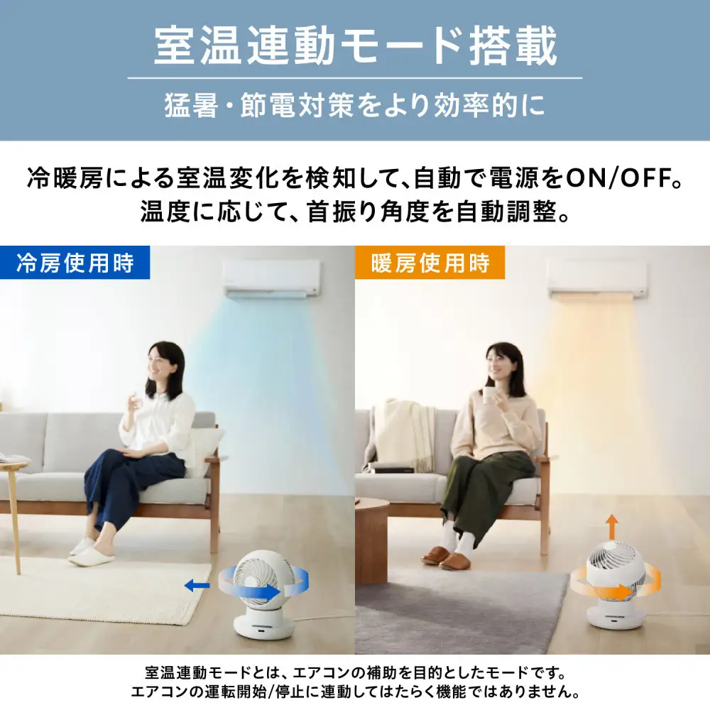 サーキュレーター WOOZOO 360 i アイリスオーヤマ PCF-SDS15TEC-PD-H グレー ｜ サーキュレーター
