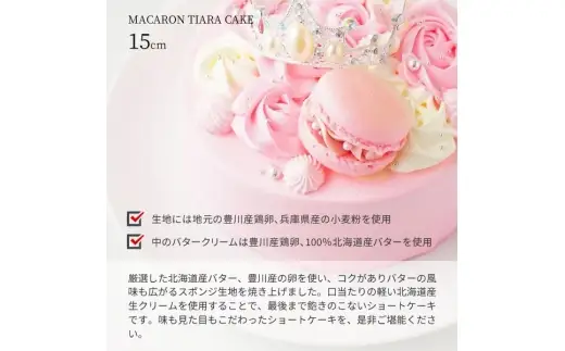マカロンティアラケーキ