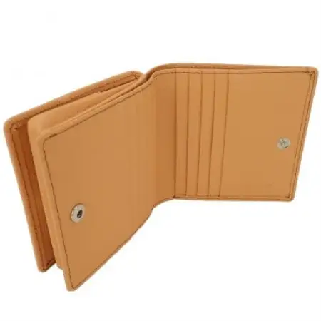 【濱野皮革工藝】本革 折りたたみ財布  グレース ウォレット スペラ(シャーベットオレンジ)【1746461】