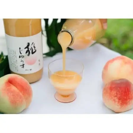 果汁100%桃と葡萄ジュース　1L×2種(計2本)【1744683】