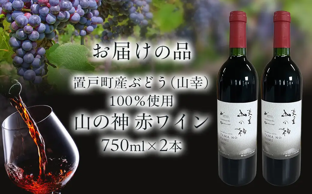 山の神 赤ワイン 2本OTI002